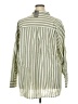 Torrid Stripes Green 3/4 Sleeve Button-Down Shirt Size 2X Plus (2) - photo 2