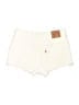 Levi's 100% Cotton Hearts Ivory Shorts Size 28 waist - photo 2