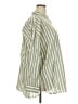 Torrid Stripes Green 3/4 Sleeve Button-Down Shirt Size 2X Plus (2) - photo 4