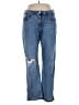 Gap Hearts Blue Jeans Size 32 waist - photo 1