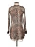 Wilfred Animal Print Brown Cocktail Dress Size XXS - photo 1