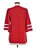 JCPenney 100% Polyester Red 3/4 Sleeve Top Size M - photo 2