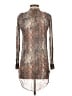 Wilfred Animal Print Brown Cocktail Dress Size XXS - photo 2