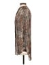 Wilfred Animal Print Brown Cocktail Dress Size XXS - photo 5