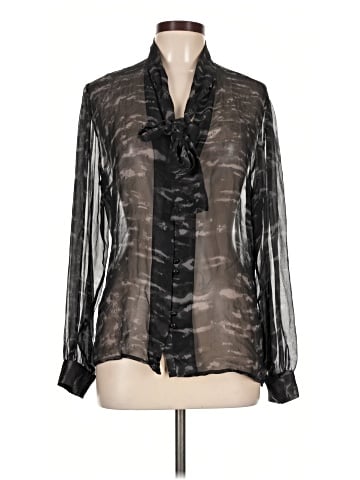 Antonio Melani Long Sleeve Silk Top (view 1)