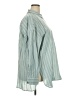 Torrid Stripes Green Teal Long Sleeve Button-Down Shirt Size 2X Plus (2) - photo 4