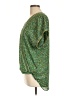 Max Studio 100% Polyester Green Short Sleeve Blouse Size L - photo 5