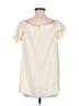 Halston Heritage 100% Polyester Solid Ivory Short Sleeve Blouse Size 8 - photo 2