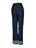 Bebe Chevron-herringbone Blue Jeans Size 26 waist - photo 2