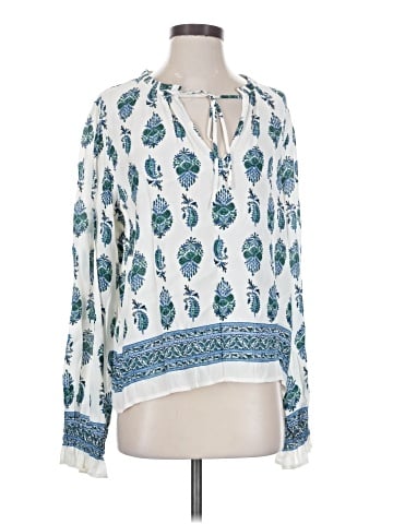 Karen Kane Long Sleeve Blouse (view 1)
