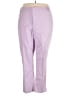 ELOQUII Solid Purple Active Pants Size 26 - photo 1