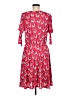 Lindy Bop Hearts Red Casual Dress Size 8 - photo 2