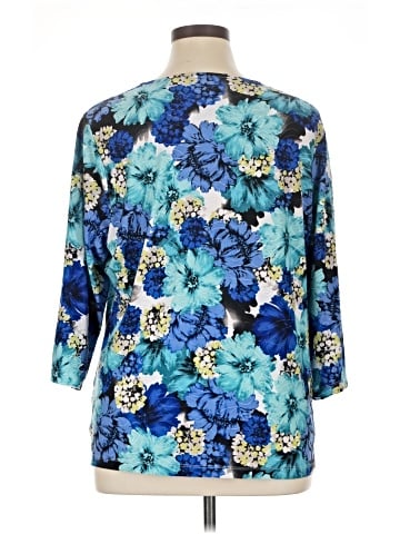 JM Collection 3/4 Sleeve Blouse (view 2)