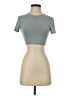 Zara Gray Short Sleeve Turtleneck Size S - photo 1