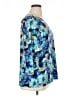 JM Collection Blue 3/4 Sleeve Blouse Size 1X - photo 4