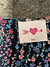 Buddy Love 100% Polyester Hearts Blue Romper Size S - photo 4