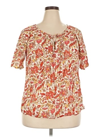 Avenue Short Sleeve Blouse (view 1)