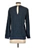 MLV by MAYREN LEE VIRAY 100% Viscose Metallic Blue Pullover Sweater Size S - photo 2