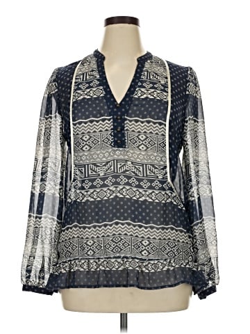 Olsenboye Long Sleeve Blouse (view 1)
