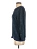 MLV by MAYREN LEE VIRAY 100% Viscose Metallic Blue Pullover Sweater Size S - photo 5