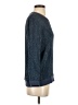 MLV by MAYREN LEE VIRAY 100% Viscose Metallic Blue Pullover Sweater Size S - photo 4