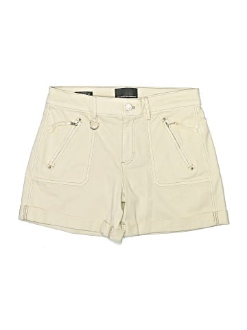 White House Black Market Khaki Shorts (view 1)