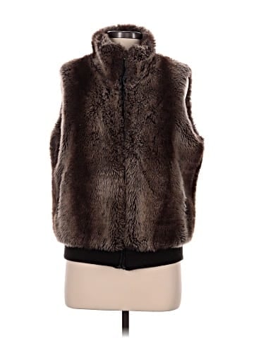 Coldwater Creek Faux Fur Vest (view 1)