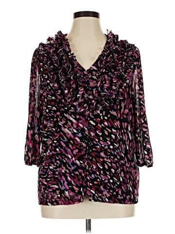 Apt. 9 3/4 Sleeve Blouse (view 1)