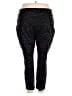 Roaman's Animal Print Black Active Pants Size 26W - photo 2