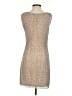 Cache Tweed Tan Cocktail Dress Size S - photo 2