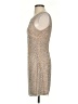 Cache Tweed Tan Cocktail Dress Size S - photo 5