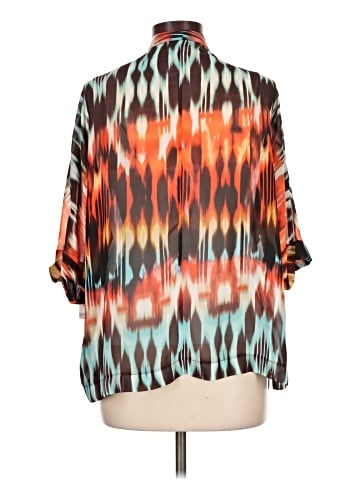 a.n.a. A New Approach 3/4 Sleeve Blouse (view 2)