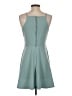 Trixxi Solid Teal Casual Dress Size S - photo 2