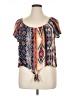 Harve Benard Orange Short Sleeve Blouse Size 1X - photo 1