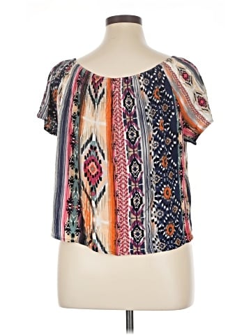 Harve Benard Short Sleeve Blouse (view 2)