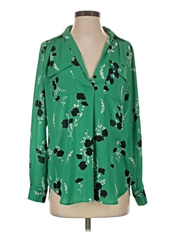 Ann Taylor Long Sleeve Blouse (view 1)