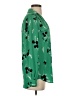 Ann Taylor 100% Polyester Floral Green Long Sleeve Blouse Size XS - photo 4