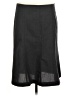 Theory Solid Gray Wool Skirt Size 8 - photo 1