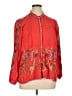 Johnny Was 100% Rayon Red Long Sleeve Blouse Size XL - photo 1