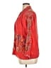 Johnny Was 100% Rayon Red Long Sleeve Blouse Size XL - photo 5