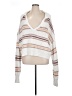 Free People Stripes White Pullover Sweater Size XL - photo 1