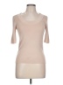AKRIS Tan Short Sleeve Turtleneck Size 10 - photo 1