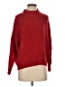 Garage Solid Red Turtleneck Sweater Size S - photo 1