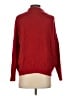 Garage Solid Red Turtleneck Sweater Size S - photo 2