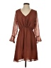 Gilli 100% Polyester Brown Casual Dress Size S - photo 1