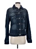 Burberry Blue Pleated Front Denim Jacket  Size 8 - photo 1