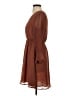 Gilli 100% Polyester Brown Casual Dress Size S - photo 5