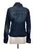Burberry Blue Pleated Front Denim Jacket  Size 8 - photo 2