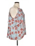 Soprano 100% Polyester Blue Tank Top Size 1X - photo 4