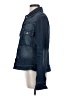 Burberry Blue Pleated Front Denim Jacket  Size 8 - photo 5